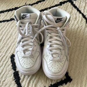 Barely Worn Nike Dunk High Up Sneakers